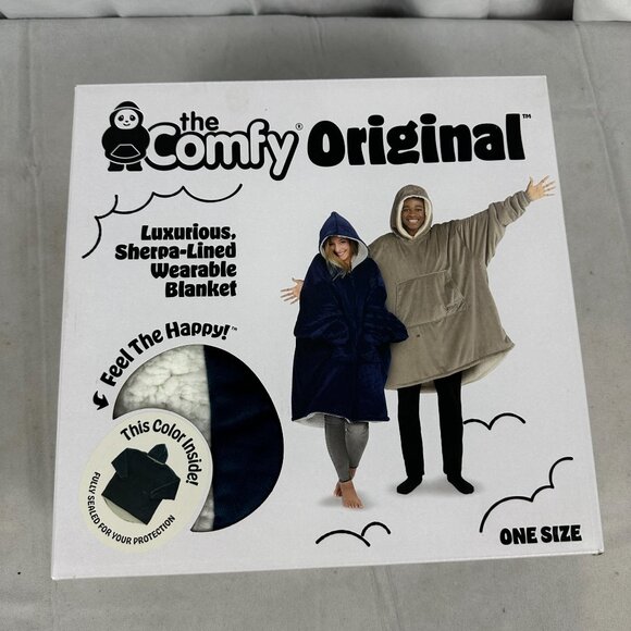 The Comfy the Comfy Original (Blue) Sweatshirt NEW - Picture 2 of 4